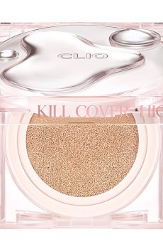 Сияющий тональный кушон для лица Clio Kill Cover High Glow Cushion, SPF 50+ PA+++, 4 Ginger, 14 г (+ сменный блок, 14 г)