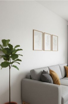 Однотонні самоклеючі шпалери - кремовий