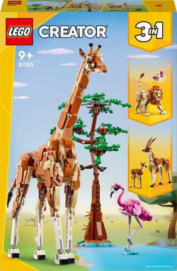 Конструктор LEGO Creator Дикі тварини сафарі (31150) Конструктор LEGO Creator Дикі тварини сафарі (31150)