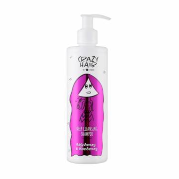Глубоко очищающий шампунь для волос HiSkin Crazy Hair Deep Cleansing Shampoo Raspberry & Blueberry, 300 мл Глубоко очищающий шампунь для волос HiSkin Crazy Hair Deep Cleansing Shampoo Raspberry & Blueberry, 300 мл