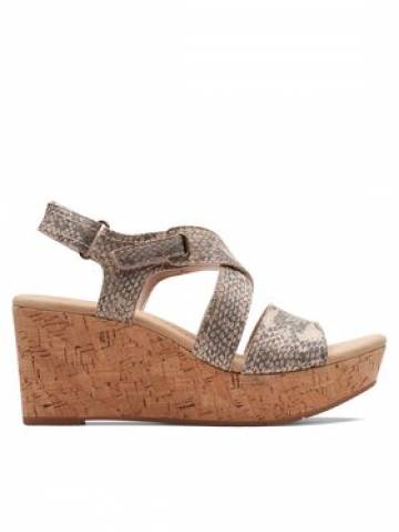 Clarks Босоніжки Rose Way 26171319 Бежевий Clarks Босоніжки Rose Way 26171319 Бежевий