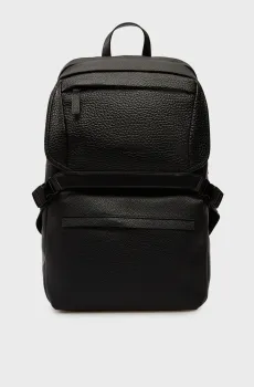 Мужской черный кожаный рюкзак Черный ONESIZE Baldinini C6B325XXBTVI;0002