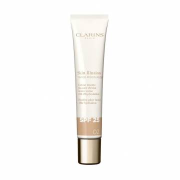 Тональный крем для лица Clarins Skin Illusion Tinted Moisturizer SPF 25, 02, 40 мл Тональный крем для лица Clarins Skin Illusion Tinted Moisturizer SPF 25, 02, 40 мл