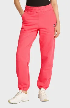 Женские розовые спортивные брюки BADGE Розовый XS Tommy Jeans DW0DW20679
