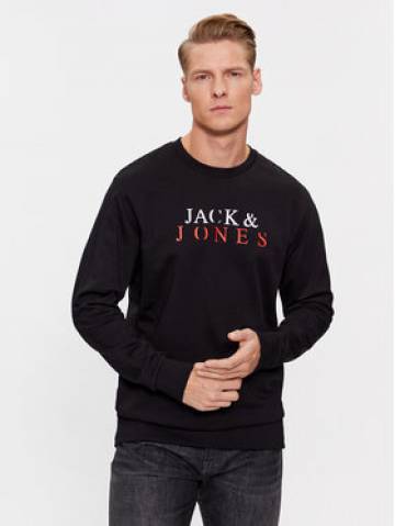 Jack&Jones Світшот 12244404 Чорний Standard Fit Jack&Jones Світшот 12244404 Чорний Standard Fit