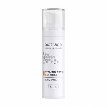 Сыворотка для лица Biotrade Pure Skin Glow Serum для сияния кожи, с витамином С 15% и пептидами, 30 мл Сыворотка для лица Biotrade Pure Skin Glow Serum для сияния кожи, с витамином С 15% и пептидами, 30 мл