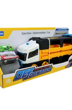 Детский игровой набор с 2 машинками Shantou Jinxing Трейлер автомагистраль, от 3 лет, 35*8*13 см (E7019)