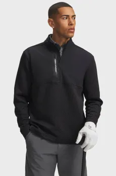 Мужская черная спортивная кофта UA Drive Pro Hybrid HZ-BLK Черный XL Under Armour 6013935-001