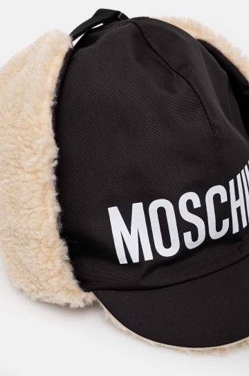 Шапка Moschino цвет чёрный M5806 60105 Шапка Moschino цвет чёрный M5806 60105