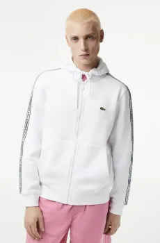 Мужская белая толстовка Белый M-L Lacoste SH5065001