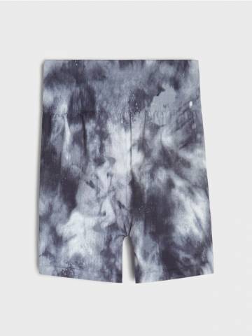 Велосипедні шорти tie-dye - сірий Велосипедні шорти tie-dye - сірий
