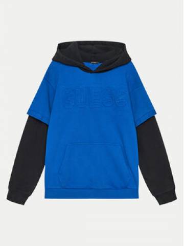 Guess Світшот L4YQ01 KA6R3 Голубий Regular Fit Guess Світшот L4YQ01 KA6R3 Голубий Regular Fit