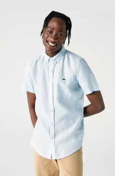 Мужская голубая рубашка Голубой 39 Lacoste CH082626M