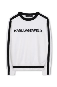 Детский свитер с примесью кашемира Karl Lagerfeld