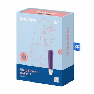 Вибропуля Satisfyer Ultra Power Bullet 2 Vibrator фиолетовый, 1 шт