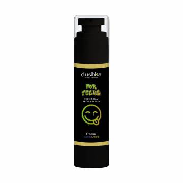 Крем для лица Dushka For Teens Face Cream Problem Skin для подростков, для проблемной кожи, 50 мл Крем для лица Dushka For Teens Face Cream Problem Skin для подростков, для проблемной кожи, 50 мл