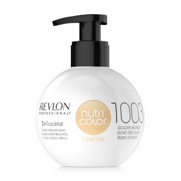 Тонирующий бальзам для прямого окрашивания Revlon Professional Nutri Color Creme 1003 Pale Gold, 270 мл Тонирующий бальзам для прямого окрашивания Revlon Professional Nutri Color Creme 1003 Pale Gold, 270 мл