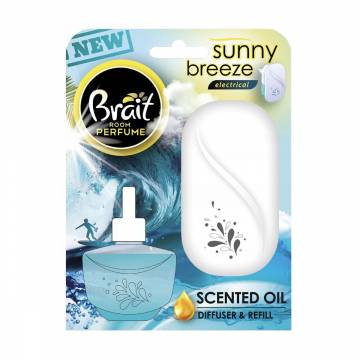 Электрический освежитель воздуха Brait Sunny Breeze, 20 мл Электрический освежитель воздуха Brait Sunny Breeze, 20 мл