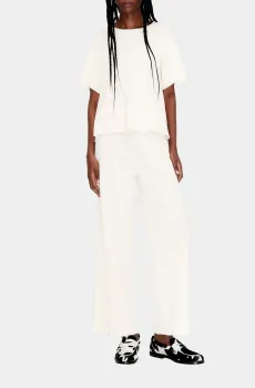 Женские белые брюки Белый L Bimba Y Lola 231BR60P2.T1081