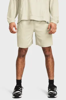 Мужские бежевые шорты UA Rival Waffle Short Бежевый XS Under Armour 1383107-273