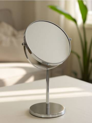 Металеве дзеркало - срібний