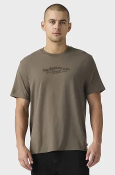 Мужская коричневая футболка Коричневый XL Levi’s® 16143;2378