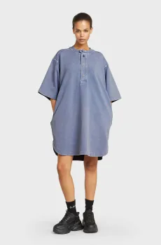 Женское голубое платье Balloon Голубой XS G-Star RAW D26079,D966