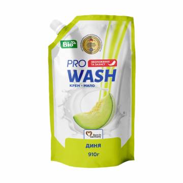 Жидкое крем-мыло ProWash Дыня, 910 г (дойпак) Жидкое крем-мыло ProWash Дыня, 910 г (дойпак)