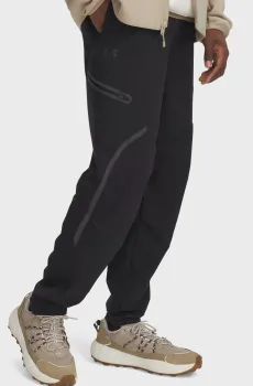 Мужские черные спортивные брюки UA Unstoppable Cargo Pant Черный 3XL Under Armour 1390256-001