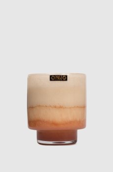 Свеча Art Gigi M с ароматом Precious Oud в стеклянном подсвечнике