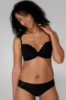 Женский черный бюстгальтер 076Е Черный 65D brabrabra SLZ18401076