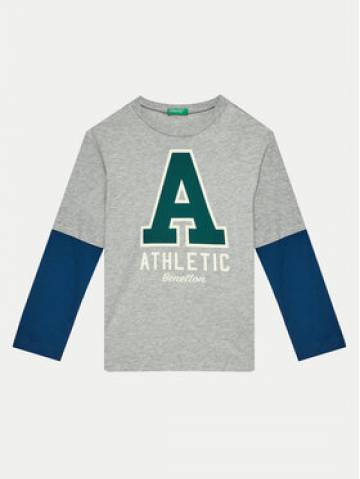 United Colors Of Benetton Блузка 3I1XC10JG Сірий Regular Fit United Colors Of Benetton Блузка 3I1XC10JG Сірий Regular Fit