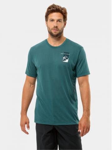Jack Wolfskin Футболка Vonnan 1809941 Зелений Regular Fit Jack Wolfskin Футболка Vonnan 1809941 Зелений Regular Fit