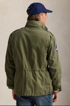 Хлопковая куртка Polo Ralph Lauren Icnc Fld Jkt Lined Field