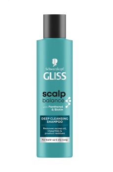 Шампунь для волос Gliss Scalp Balance Deep Cleansing Shampoo для глубокого очищения, 200 мл