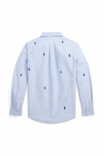 Детская хлопковая рубашка Polo Ralph Lauren 3,23879E+11 Детская хлопковая рубашка Polo Ralph Lauren 3,23879E+11