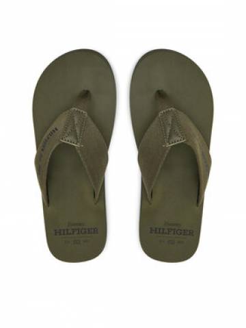 Tommy Hilfiger Вєтнамки Hilfiger 85 Beach Sandal FM0FM05339 Зелений Tommy Hilfiger Вєтнамки Hilfiger 85 Beach Sandal FM0FM05339 Зелений