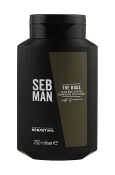 Уценка! Мужской шампунь Sebastian Professional Seb Man Boss Thickening Shampoo для объема тонких волос, 250 мл