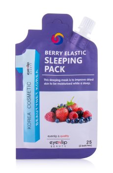 Ночная маска для лица Eyenlip Spout Pouch Berry Elastic Sleeping Pack для сухой кожи, 25 г