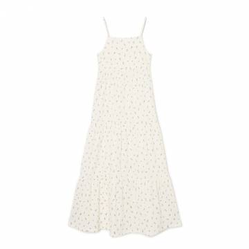 Cropp - Чорне плаття - кремовий