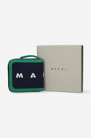 Кошелек Marni цвет синий PFMI0050Q0.P4547.ZO104-navy Кошелек Marni цвет синий PFMI0050Q0.P4547.ZO104-navy