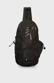 Мужская черная сумка DRAPE SLING BAG BACKPACK Черный ONESIZE Diesel X09839 P3306