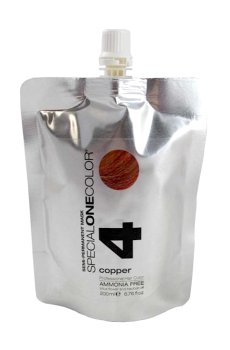 Тонирующая маска для волос Trendy Hair Special One Color Semi-Permanent Mask 4 Copper, 200 мл