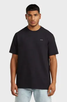 Мужская черная  футболка True regular Черный XXL G-Star RAW D28609,E383