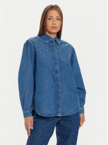 Pepe Jeans Джинсова сорочка Charlie PL304962 Голубий Loose Fit Pepe Jeans Джинсова сорочка Charlie PL304962 Голубий Loose Fit