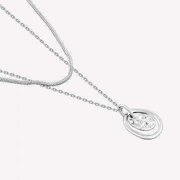 Серебряная подвеска Minimal В-17 15357 Бандл Необыкновенная Серебряная подвеска Minimal В-17 15357 Бандл Необыкновенная