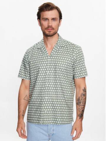 Sisley Сорочка 5WTRSQ021 Зелений Regular Fit Sisley Сорочка 5WTRSQ021 Зелений Regular Fit
