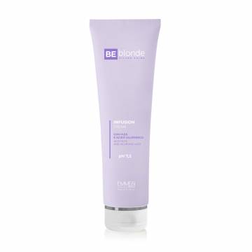 Несмывающийся термозащитный крем-блеск для волос Emmebi Italia Be Blonde Silver Shine Infusion Cream pH 7.2, 150 мл Несмывающийся термозащитный крем-блеск для волос Emmebi Italia Be Blonde Silver Shine Infusion Cream pH 7.2, 150 мл