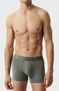 Мужские оливковые боксеры Оливковый L Atlantic MH-1201
