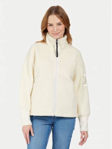 Didriksons Флісовий реглан Mella 505446 Écru Relaxed Fit Didriksons Флісовий реглан Mella 505446 Écru Relaxed Fit